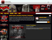 Tablet Screenshot of indianapolishauntedhouses.com